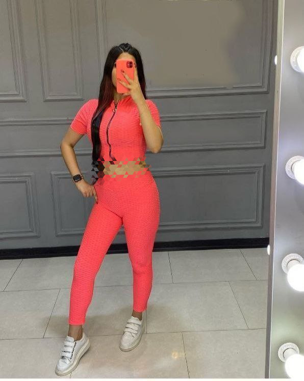 ست ورزشی نیم تنه ساپورت زیپدار شناسه ۱۰۸۸۳ Sports set with zippered support torso