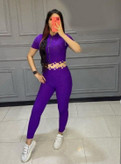 ست ورزشی نیم تنه ساپورت زیپدار شناسه ۱۰۸۸۳ Sports set with zippered support torso