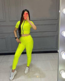 ست ورزشی نیم تنه ساپورت زیپدار شناسه ۱۰۸۸۳ Sports set with zippered support torso