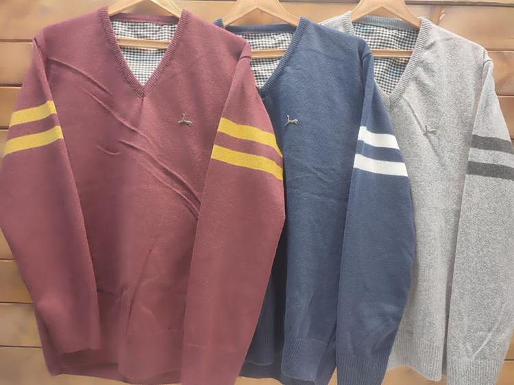 بافت یقه هفت پوما آستین خطی-انواع رنگ بندی