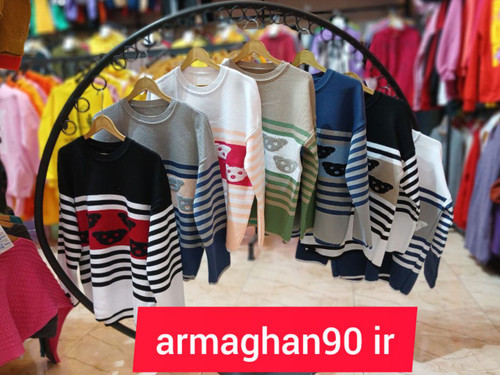 بلوز بافت خرسی دفینه نخ خارجی تضمینی