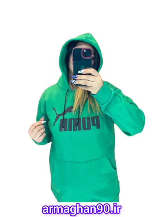 هودی اسپرت مناسب آقایان و بانوان طرح زرین توکرکی اسپرت-مدل پوما