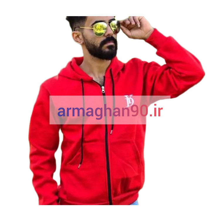 عنوان سویشرت مردانه کلاهدارطرح ck-1