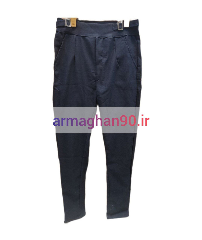 شلوار کتان بنگال کش سگک دارتضمینی-6