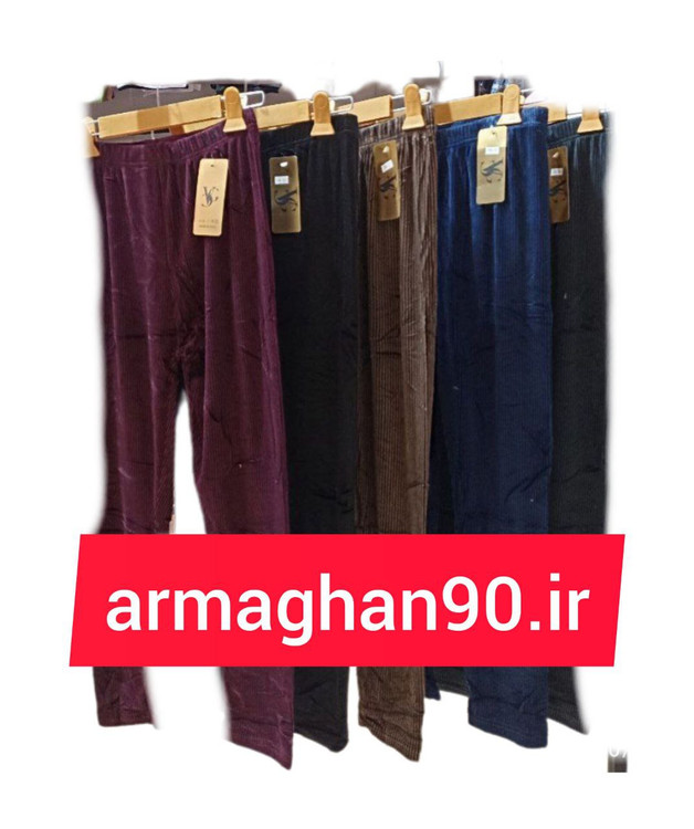 شلوار مخمل خط دار-تمام رنگبندی ها