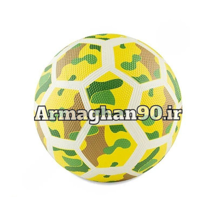 توپ فوتبال لاستیکی بتا سایز 4 | سفید/مشکی-6