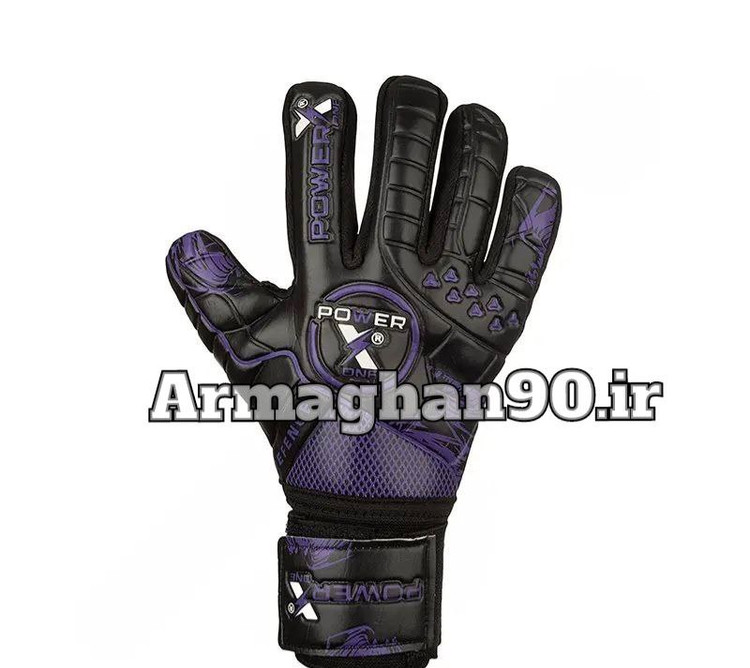 دستکش فوتبال گلری دروازه بانی فنردار پاورایکس