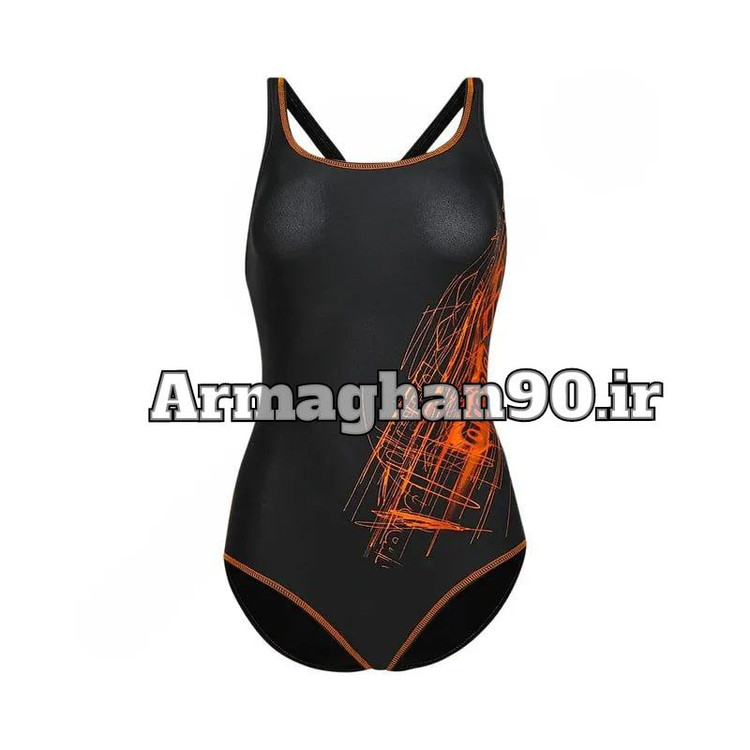 مایو شنا زنانه یک تکه آرنا پشت قهرمانی HMK W DRAWY-1