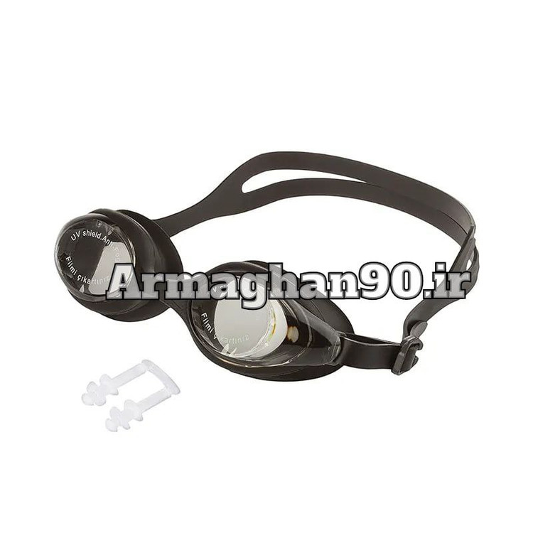 ست عینک و گوش گیر شنا k3-مشکی