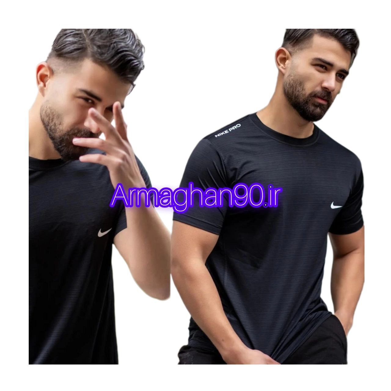 تیشرت اسپرت مردانه تنخورفوق العاده زیبا چاپUnder Armour/Nike Pro