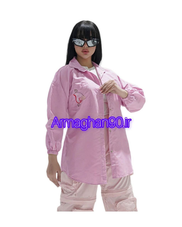 شومیز زنانه گلدوزی شده تنخور فوق العاده شناسه ۱۲۳۷۵ Women's embroidered paper-5