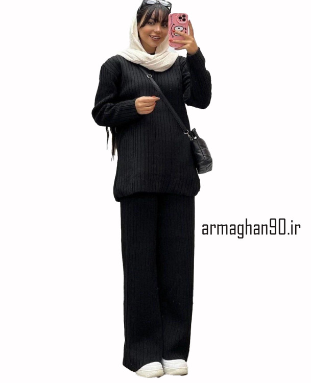 ست بلوز شلوار بافت زنانه شناسه 7781-3