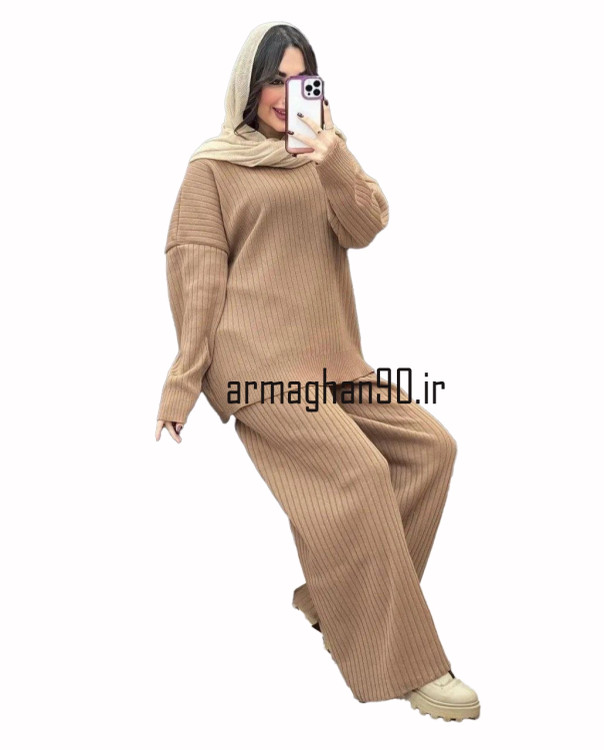 ست بلوز شلوار بافت زنانه شناسه 7781-4