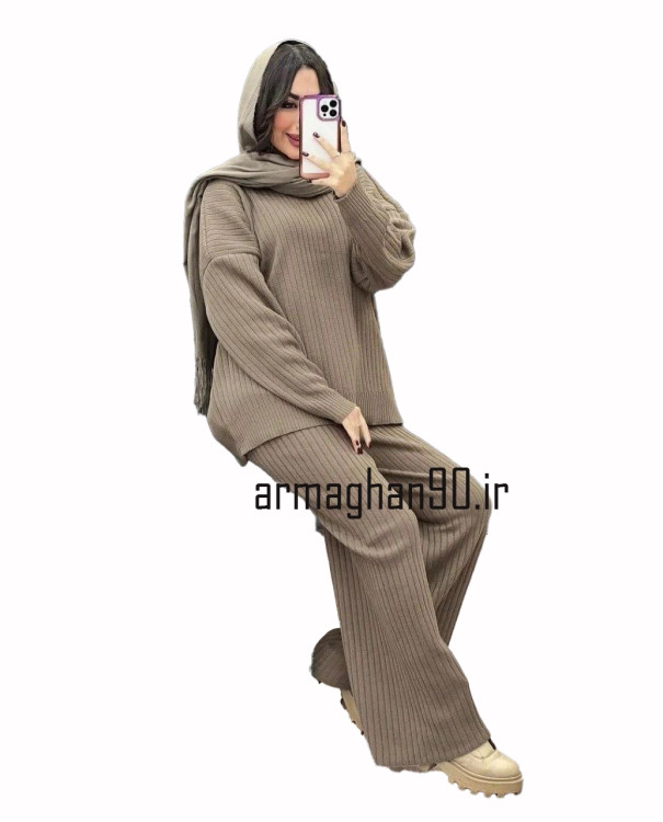ست بلوز شلوار بافت زنانه شناسه 7781-5