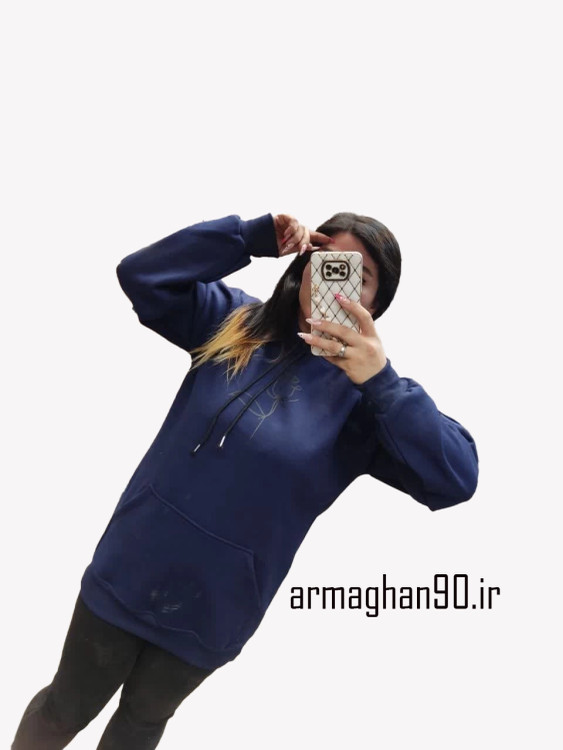 هودی گلسرخی فری سایز توکرکی