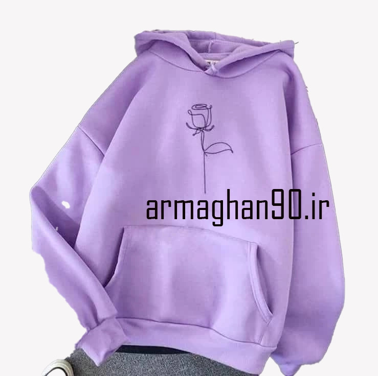 هودی گلسرخی فری سایز
