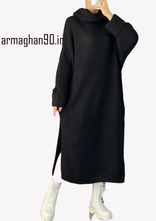 سارافون بافت یقه شل-2