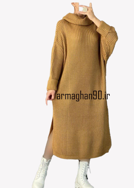 سارافون بافت یقه شل-3