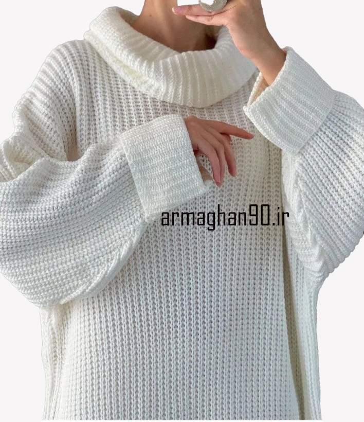 سارافون بافت یقه شل-4