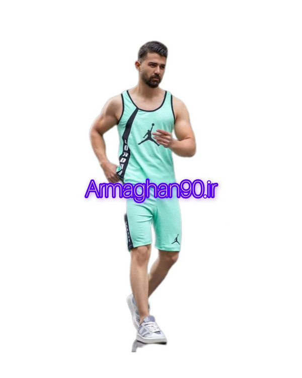 ست رکابی شلوارک مردانه برندجردن-2