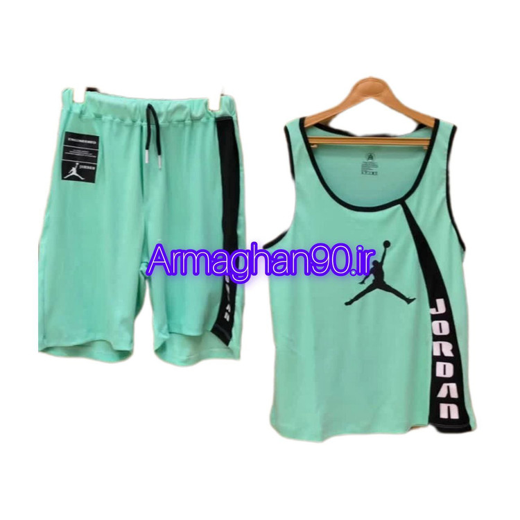 ست رکابی شلوارک مردانه برندجردن-3