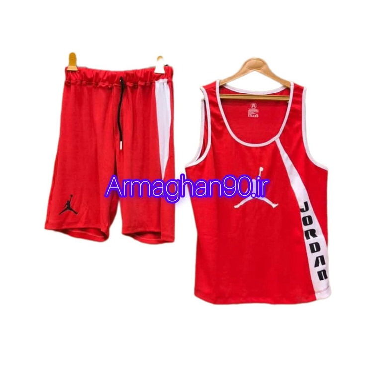 ست رکابی شلوارک مردانه برندجردن-5