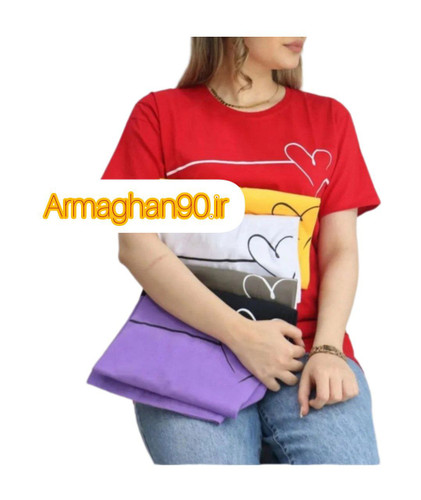 تیشرت ضربان قلب شناسه ۱۲۳۹۴ Heart beat T-shirt