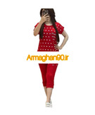 تیشرت شلوارک قلبی شناسه 11523 T-shirt shorts with heart designs