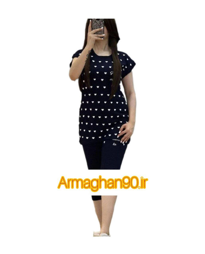 تیشرت شلوارک قلبی