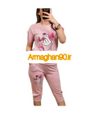 تیشرت شلوارک شناسه ۱۲۱۷۸ Love T-shirt shorts-2