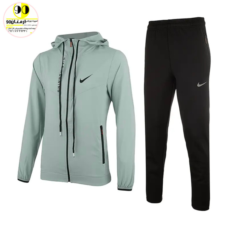 گرمکن شلوار زنانه آیرو کلاه دار طرح نایک-2