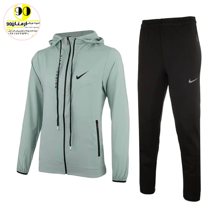 گرمکن شلوار زنانه آیرو کلاه دار طرح نایک-4