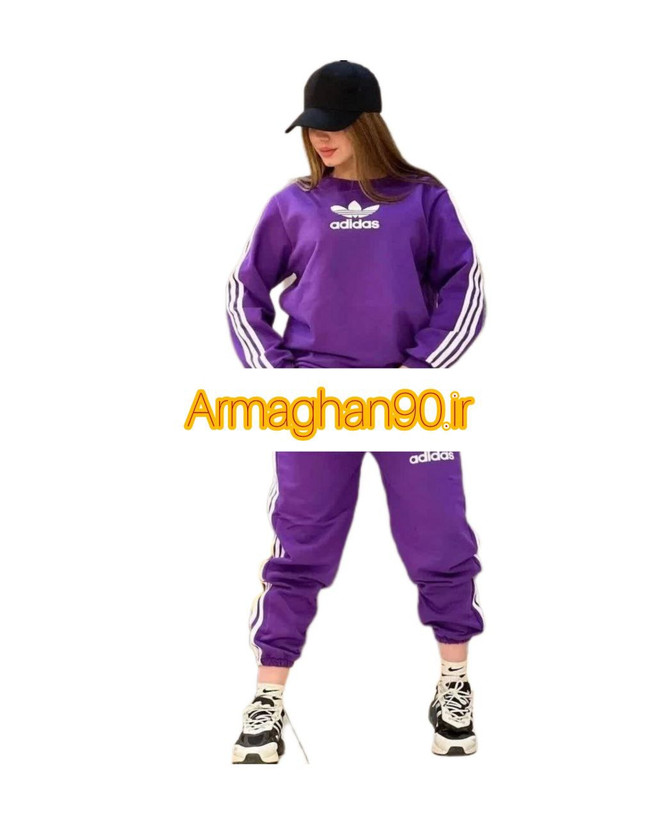 ست بلوزشلوار۳خط آدیداس-2