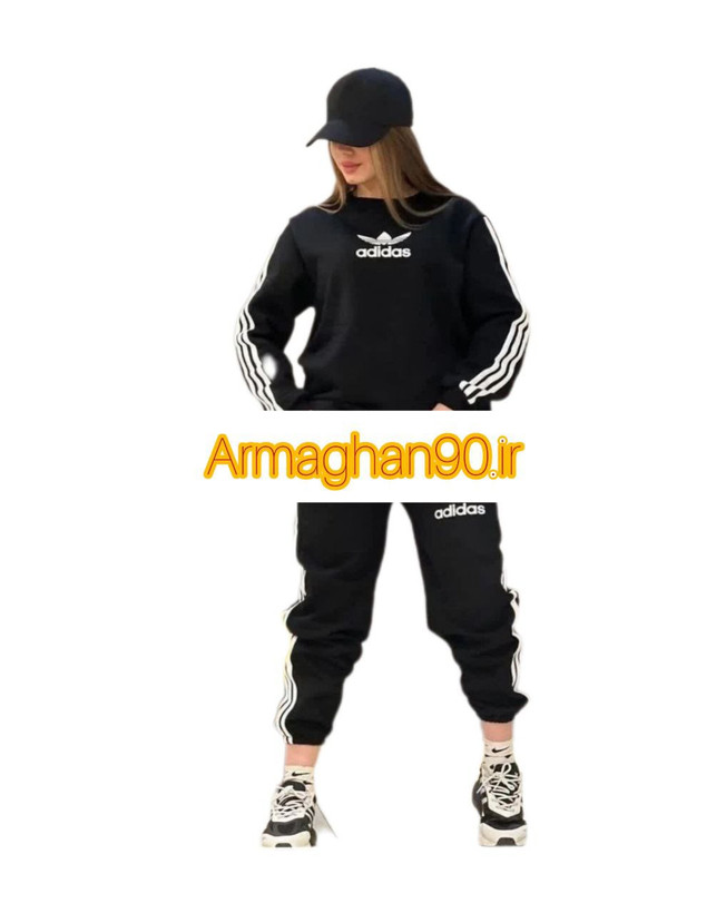 ست بلوزشلوار۳خط آدیداس-3