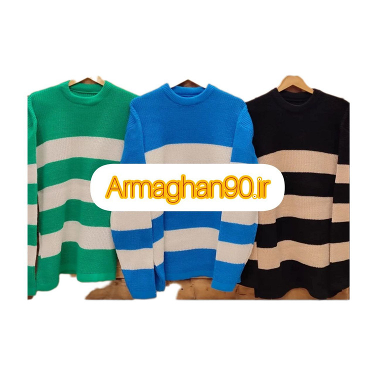 بافت یقه گردمردانه رینگی گرم بالا-5