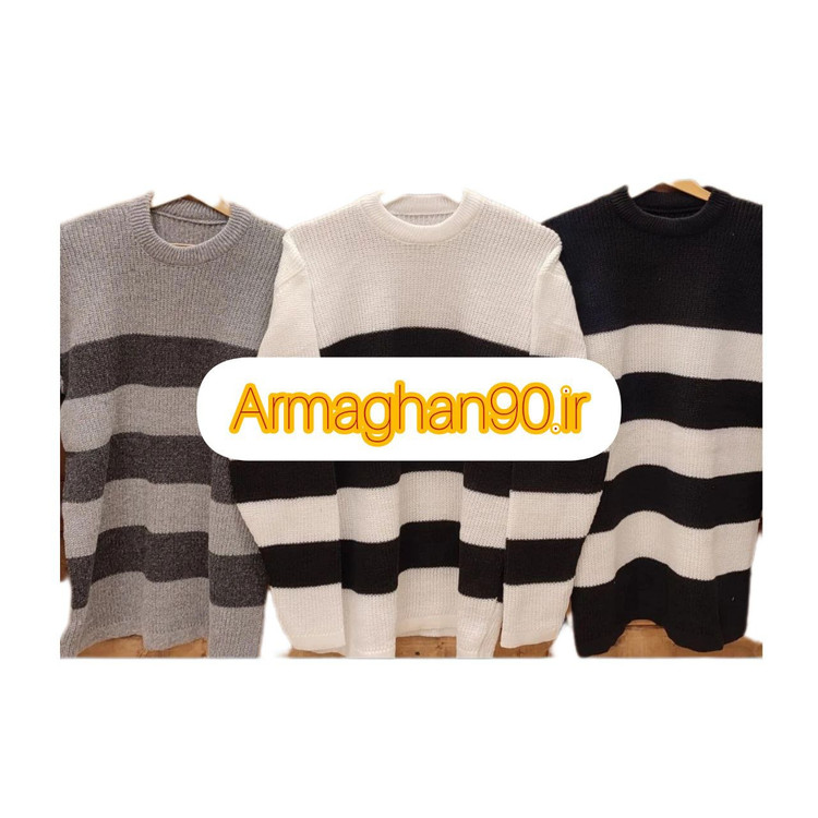 بافت یقه گردمردانه رینگی گرم بالا-6