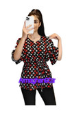 شومیز کمرکش زنانه 2023کمربنددار-3