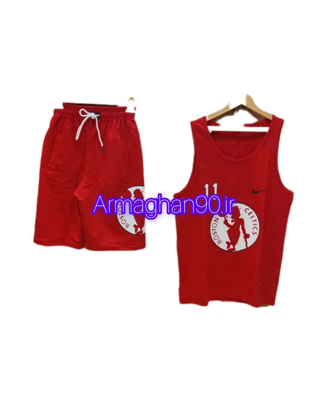 ست رکابی شلوارک مردانه نخ صددرصدی بدونه آبرفت-3