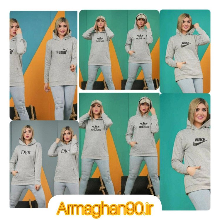 هودی ملانژ اسپرت مناسب خانمها وآقایان توکرکی کلاهدار-2