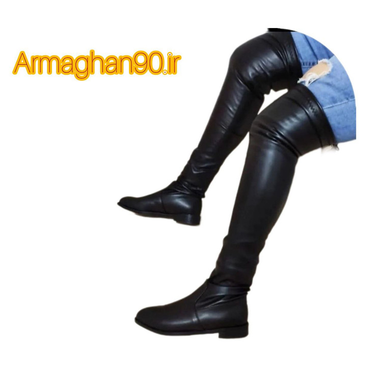 بوت زنانه بالازانو زیره پیو