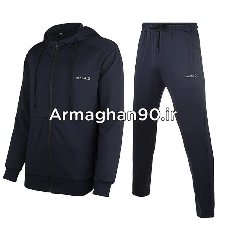 ست گرمکن شلوار ورزشی مردانه کلاهدار طرح ریبوک 5388