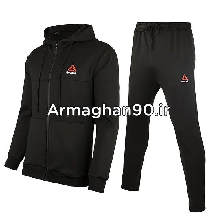 ست گرمکن شلوار ورزشی مردانه کلاهدار طرح ریبوک 5385