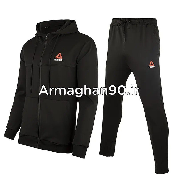 ست گرمکن شلوار ورزشی مردانه کلاهدار طرح ریبوک 5386