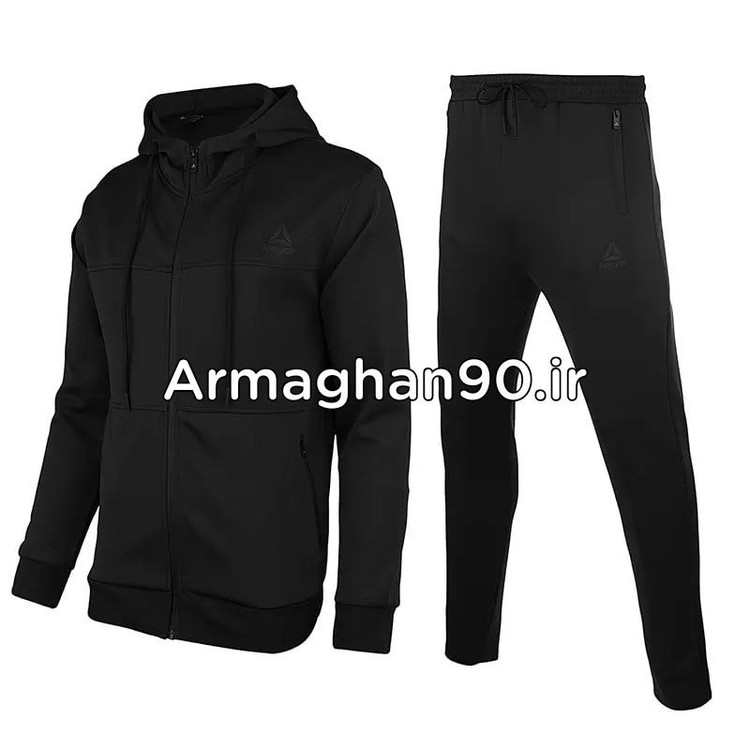 ست گرمکن شلوار ورزشی مردانه کلاهدار طرح ریبوک 5387