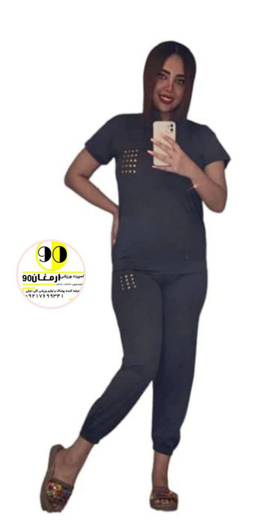 هودی وشلوار اسپرت زنانه طرح برفکی