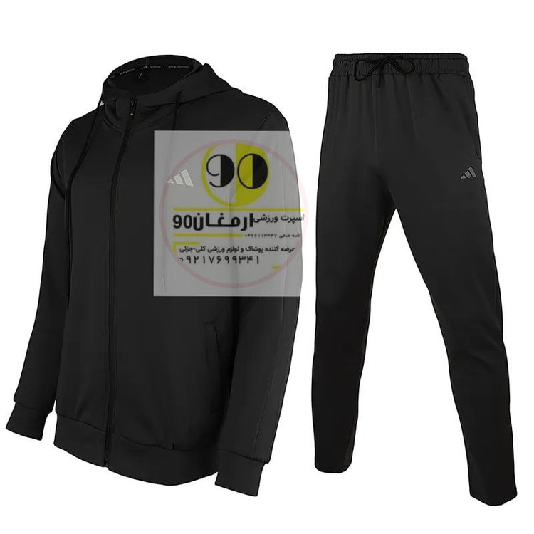 ست گرمکن شلوار ورزشی مردانه کلاهدار طرح آدیداس 21068