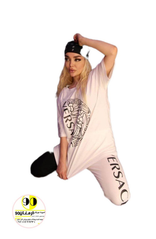 ست بلوزشلوارورساچی زنانه-2