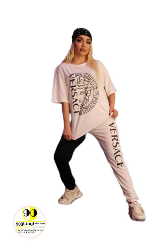 ست بلوزشلوارورساچی زنانه-4