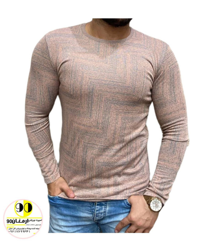 پلوشرت ژاکارد مردانه-2