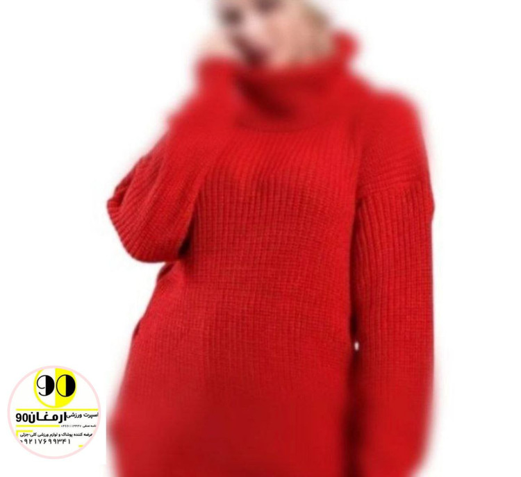 بافت یقه شل زنانه قواره دار-6